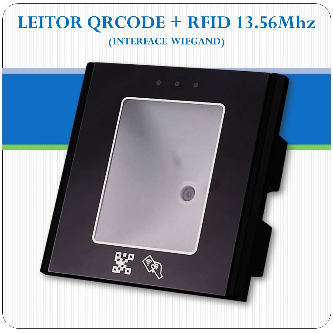 Leitor De Qrcode E Rfid 13.56Mhz Integrados - Interface Wieg26