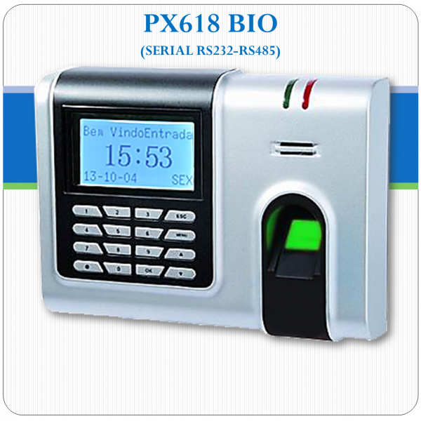 Relógio Ponto Biométrico - PX618 Serial