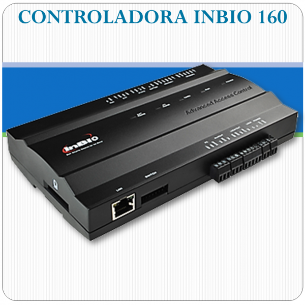 Controladora de Acesso Biométrica + RFID INBIO-160