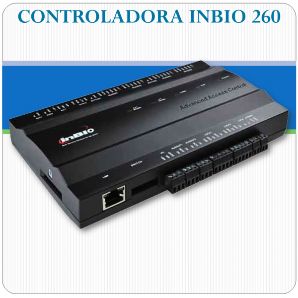 Controladora de Acesso Biométrica + RFID INBIO-260