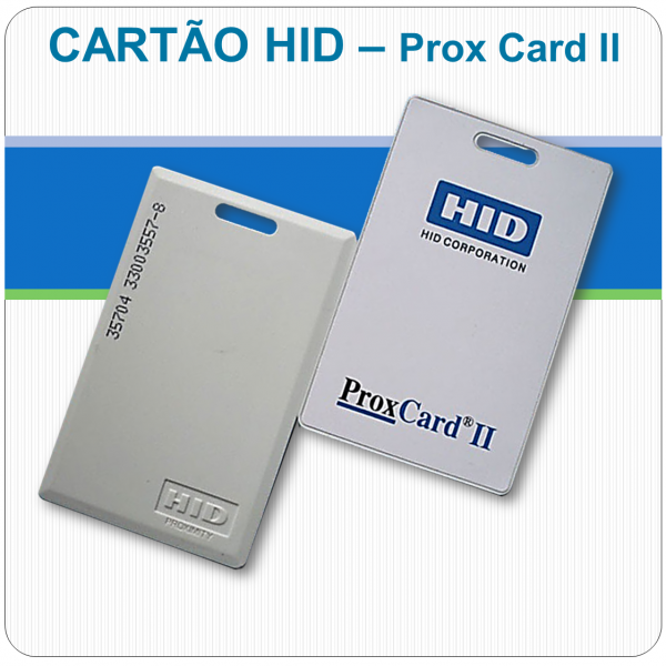 Cartão de proximidade HID - PROX CARD II