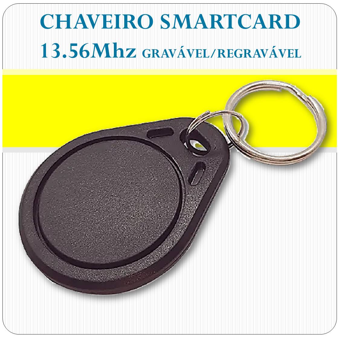 Chaveiro Tag Smart Card - Gravável/Regravável