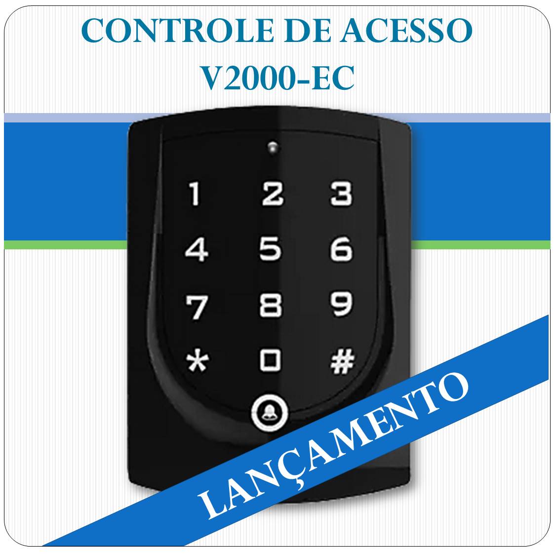 Controle de Acesso Stand Alone RFID Mifare - V2000-EC