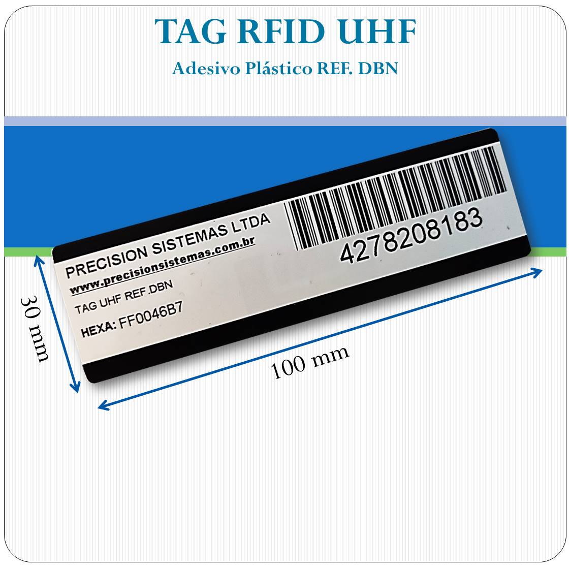Tag UHF Veicular - Plástico