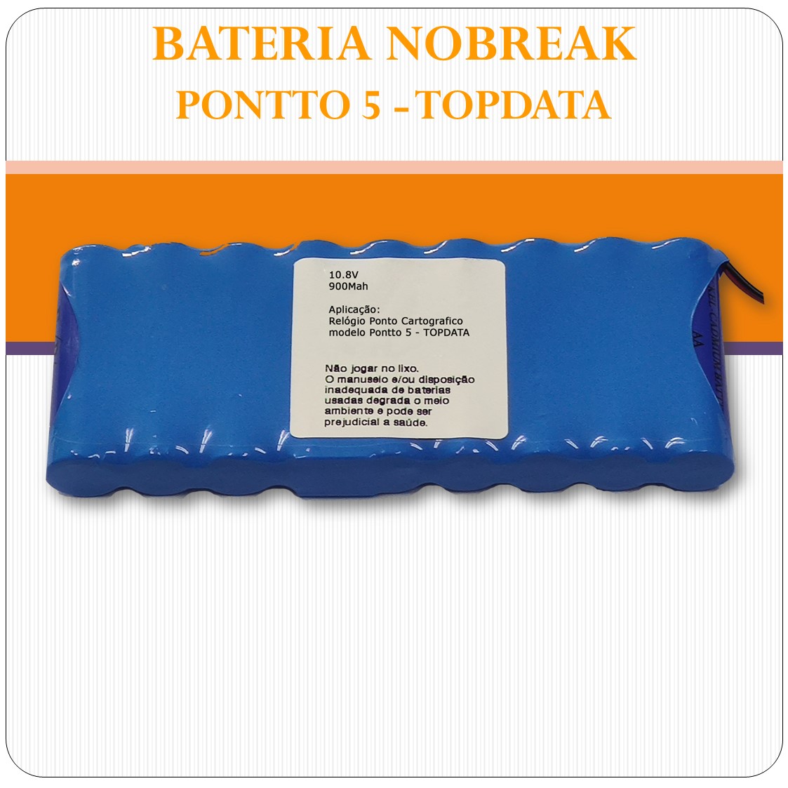 Bateria Nobreak  Pontto 5 - Topdata