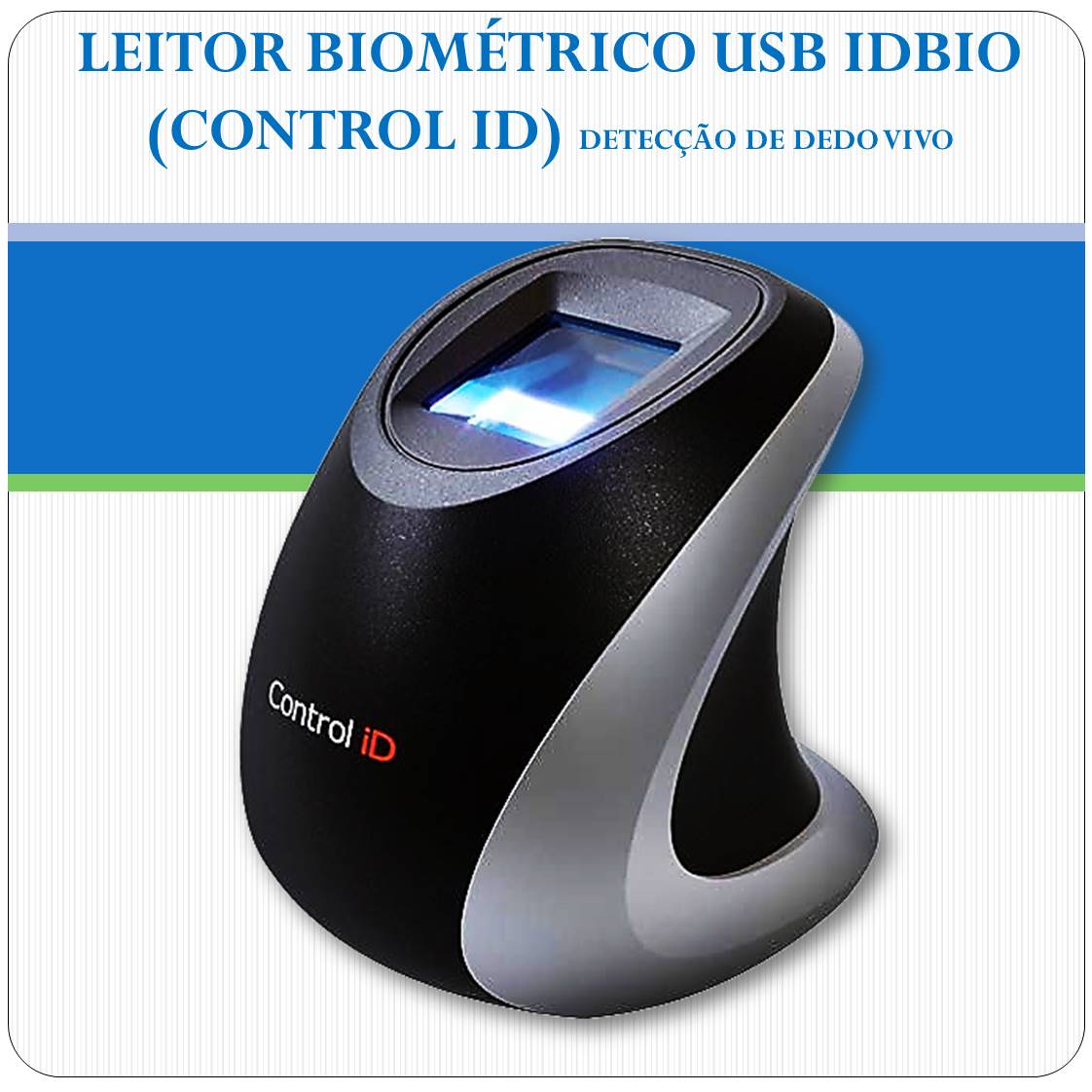 Leitor Biométrico USB - iDBio - Control ID