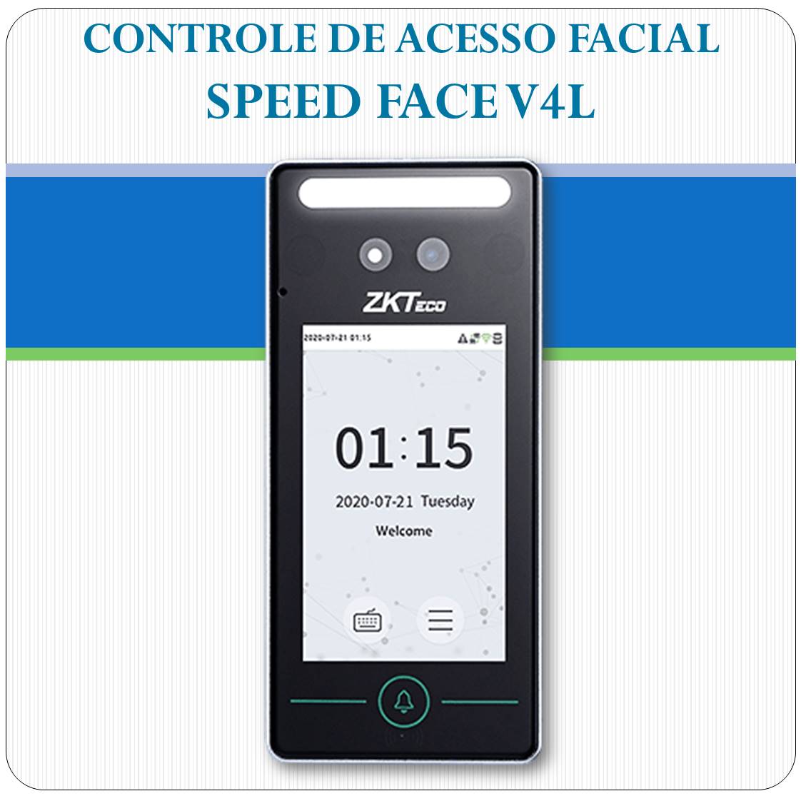 Controle de Acesso Facial - SpeedFace V4L