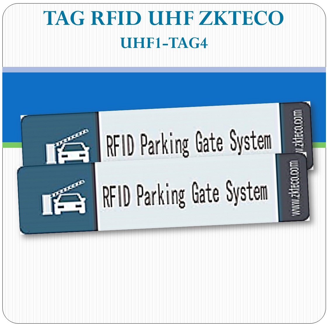 Tag Etiqueta RFID UHF Veicular ZKTeco - UHF1 TAG4