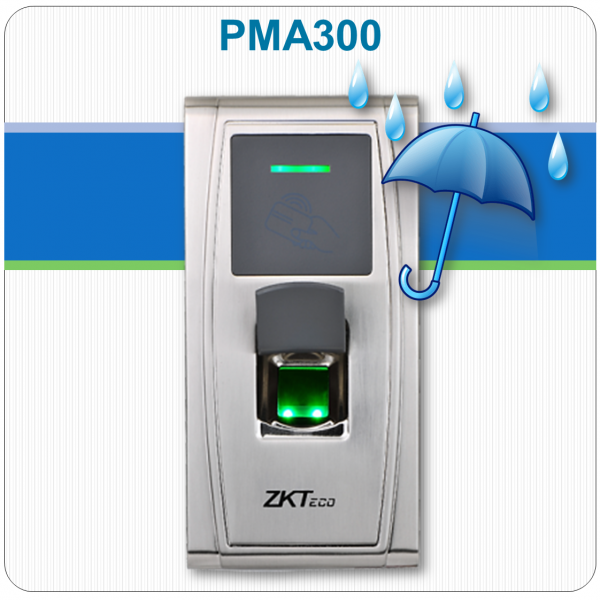 Controle de Acesso Biométrico + RFID MA300 - IP65