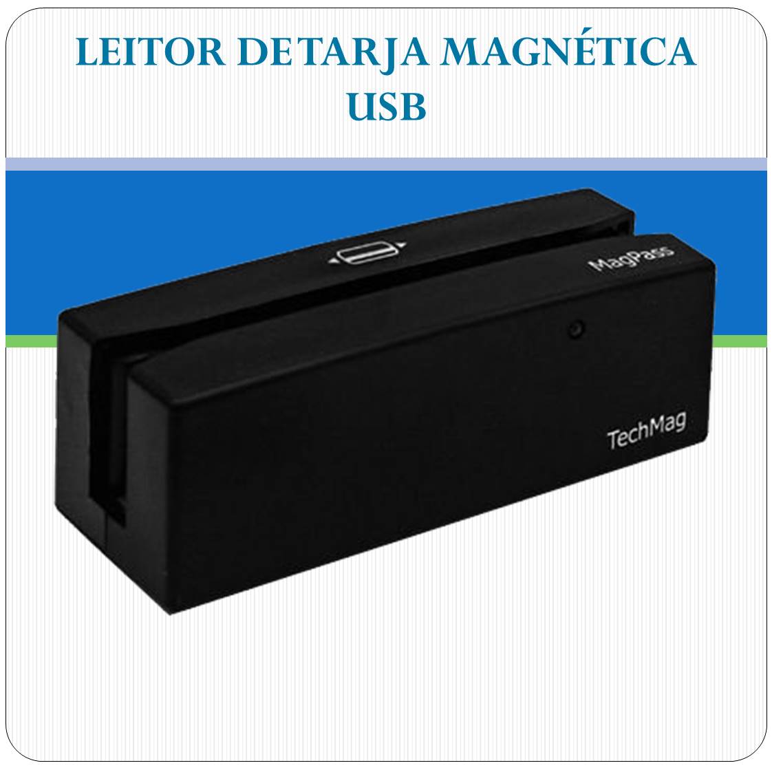 Leitor Magnético USB
