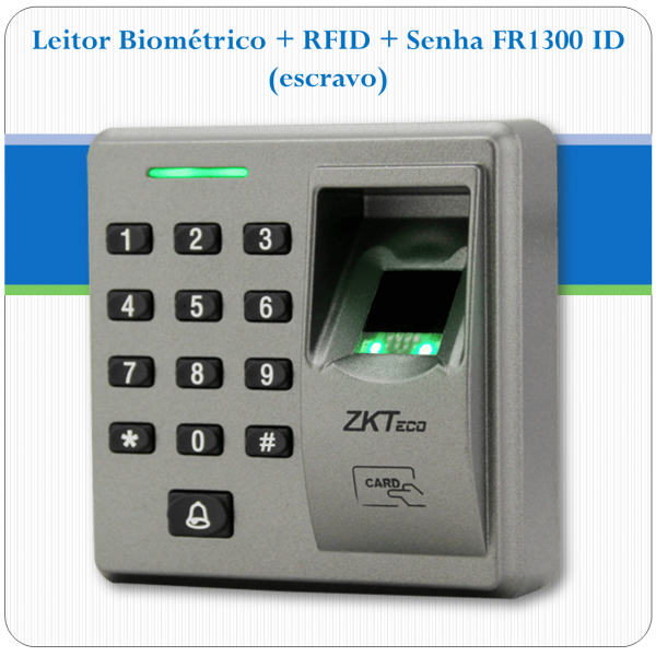 Leitor Biométrico + RFID PFR1300 ID (escravo)
